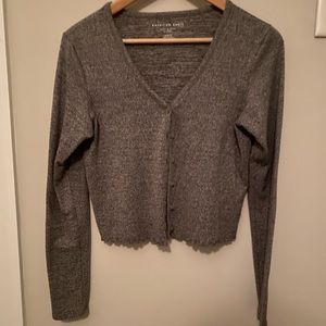 American Eagle soft cropped cardigan